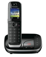 Panasonic Kx-Tgj320 Teléfono Dect Negro Identificador De Llamadas