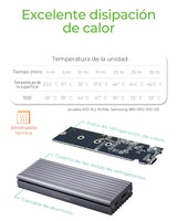 Icy Box Ib-1817m-C31 M.2 Caja Externa Para Unidad De Estado Sólido (Ssd) Gris