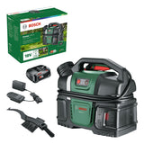 Hidrolimpiadora  Bosch Móvil Para Bicicletas Fontus 18v-6 (Depósito De Agua De 6 L, 8 Niveles De Presión, Espacio Para Guardar La Manguera Y La Pistola, Sin Batería) 06008b6200