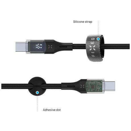 EAN 8591680164820 - FIXED FIXDD-CC2-BK cable USB USB 2.0 2 m USB C 4,8 Gbit/s 100 W Negro imagen 5