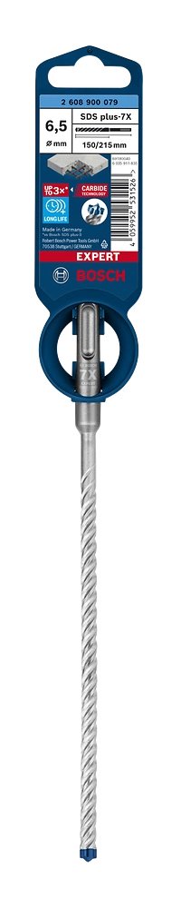 Bosch Powertools Expert Broca Sds-Plus-7x, Ø 6,5mm (Arbeitslänge 150mm) 2608900079