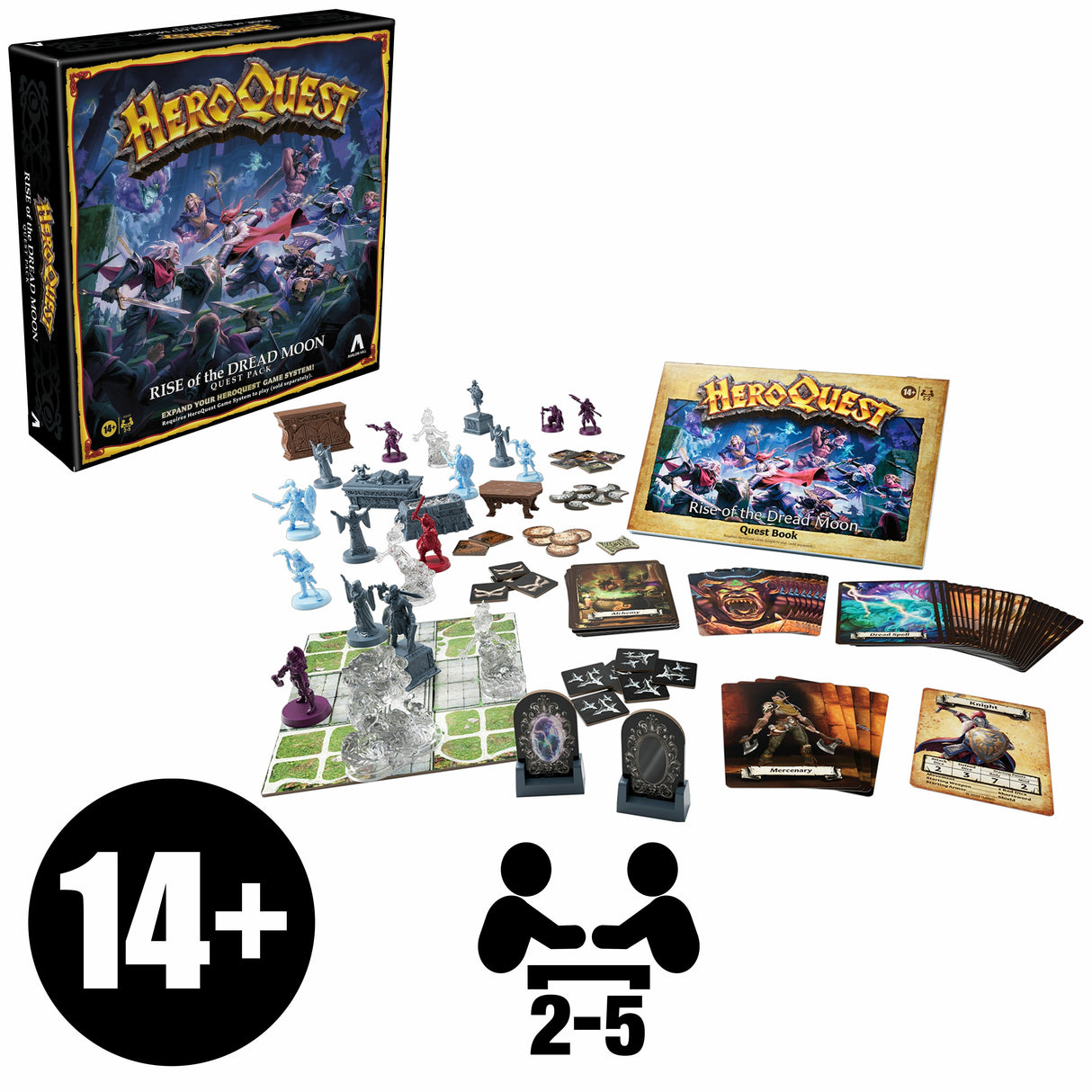 Expansion Juego De Mesa Salida De La Temible Luna Heroquest Ingles