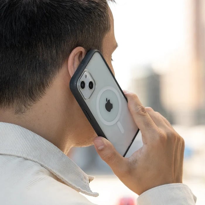 Woodcessories Funda Transparente Magsafe Iphone 15 Plus Blanco