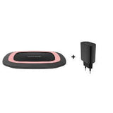 Realpower Freecharger-10 Negro/Rosa, Estación De Carga Inalámbrica Qi
