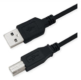 Roline Rm Usb 2.0 Cable, Typ A-B, Schwarz, 0,8 M