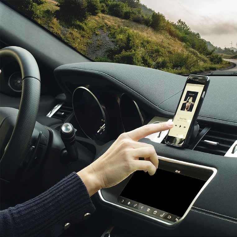 Mobilis U.Fix Soporte Pasivo Teléfono Móvil/Smartphone Ventilación De Aire Negro