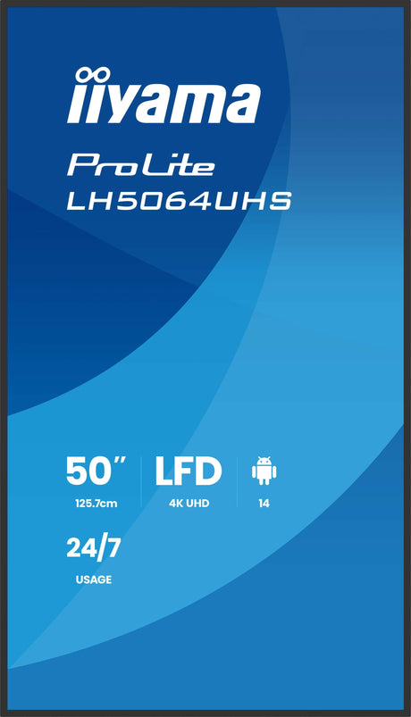 EAN 4948570125333 - iiyama LH7564UHS-B1AG pantalla de señalización Pantalla plana para señalización digital 190,5 cm (75") Wi imagen 2