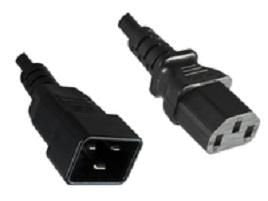 Microconnect Pe030620 Cable De Transmisión Negro 2 M C13 Acoplador C20 Acoplador