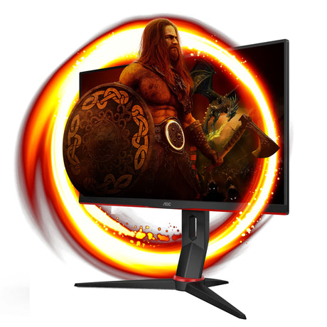 EAN 4038986141208 - AOC G2 Q24G2A/BK LED display 60,5 cm (23.8") 2560 x 1440 Pixeles Quad HD LCD Negro, Rojo imagen 3