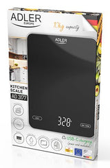 EAN 5903887808583 - Adler AD 3177B báscula de cocina Negro Encimera Rectángulo Báscula electrónica de cocina imagen 5