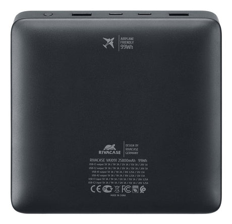 EAN 4260709016344 - Rivacase Turbo Polímero de litio 25800 mAh Negro imagen 14