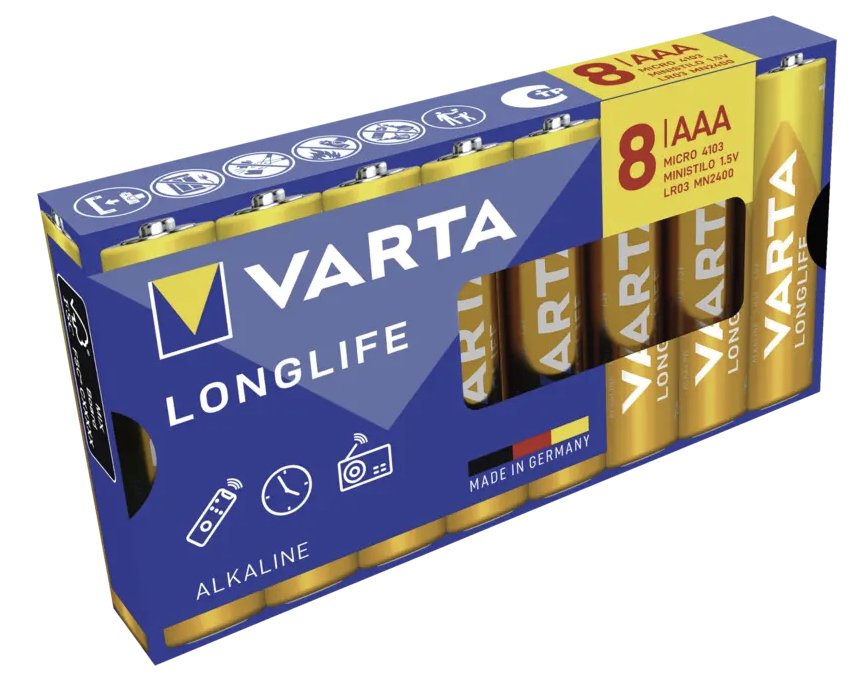 Varta Longlife Aaa (Vpe 8)