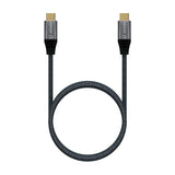 Aisens Cable Usb 2.0 Aluminio 5a 100w E-Mark - Usb-C/M-Usb-C/M - 2m - Gris