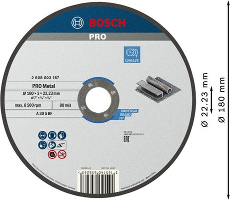 EAN 3165140658263 - Bosch 2 608 603 167 hoja de sierra circular 18 cm 1 pieza(s) imagen 2