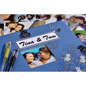 Hama Fine Art Álbum De Foto Y Protector Azul 50 Hojas 100 X 150