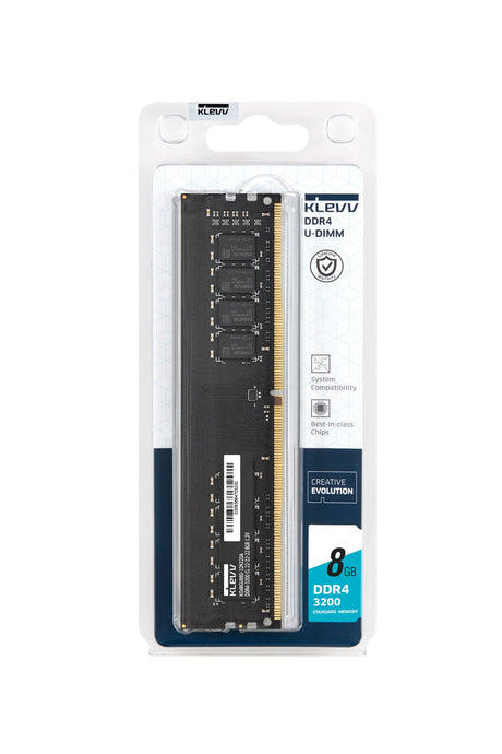 EAN 4895194966364 - Klevv U-DIMM módulo de memoria 8 GB 1 x 8 GB DDR4 3200 MT/s 288-pin DIMM imagen 3
