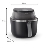 EAN 8720389034664 - Philips 3000 series NA322/00 freidora Sencillo Independiente 1400 W Freidora de aire caliente Cobre, Negr imagen 2