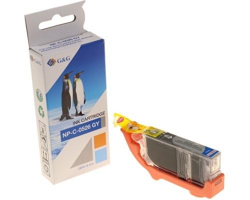 Tinta G&G Compatible Con Canon Cli-526gy/ 4544b001 Gris