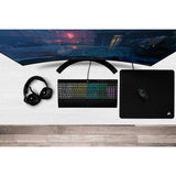 Teclado Alemán Corsair K55 Rgb Pro Usb Qwertz Negro