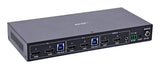 Inline Kvm Switch, 2x1 ,Hdmi 4k/60hz, Dual Monitor , Usb 3.2 Hub
