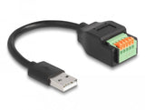 Delock Usb 2.0 Cable Typ-A St > Terminalblock Adapter 15cm