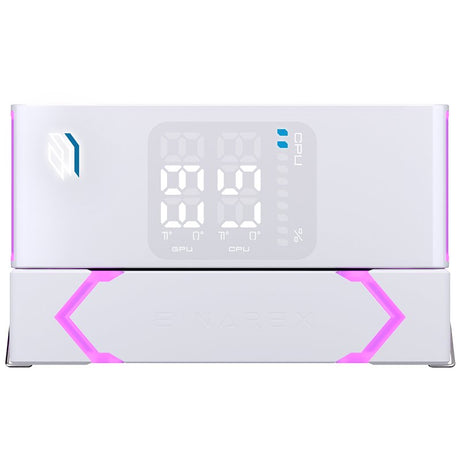 EAN 6977277369205 - Einarex EXAC-GL-100-R-W sistema de refrigeración para ordenador Procesador Refrigerador de aire 12 cm Bla imagen 11
