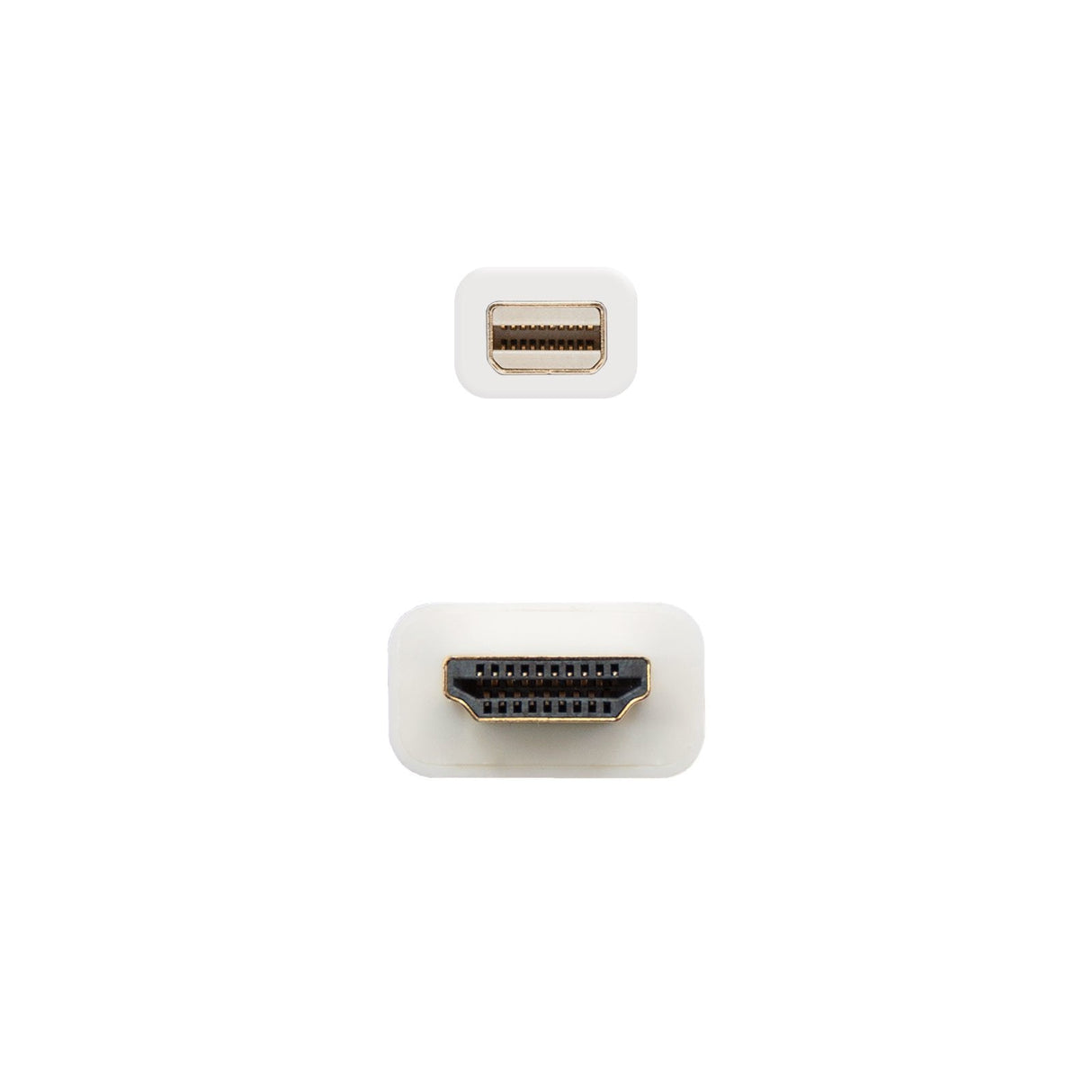 Nanocable Cable Conversor Mini Dp Macho A Hdmi V1.4 Macho 5m - Blanco
