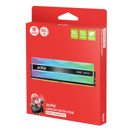 EAN 4711085948977 - XPG LANCER RGB módulo de memoria 32 GB 2 x 16 GB DDR5 288-pin DIMM ECC imagen 9
