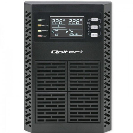EAN 5901878522814 - Qoltec 52281 sistema de alimentación ininterrumpida (UPS) Doble conversión (en línea) 2 kVA 2000 W 3 sali imagen 12