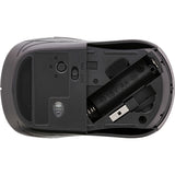 Ratón Inline 3 En 1, Bluetooth + 2x 2,4 Ghz, 5 Botones, Óptico, Gris/Negro