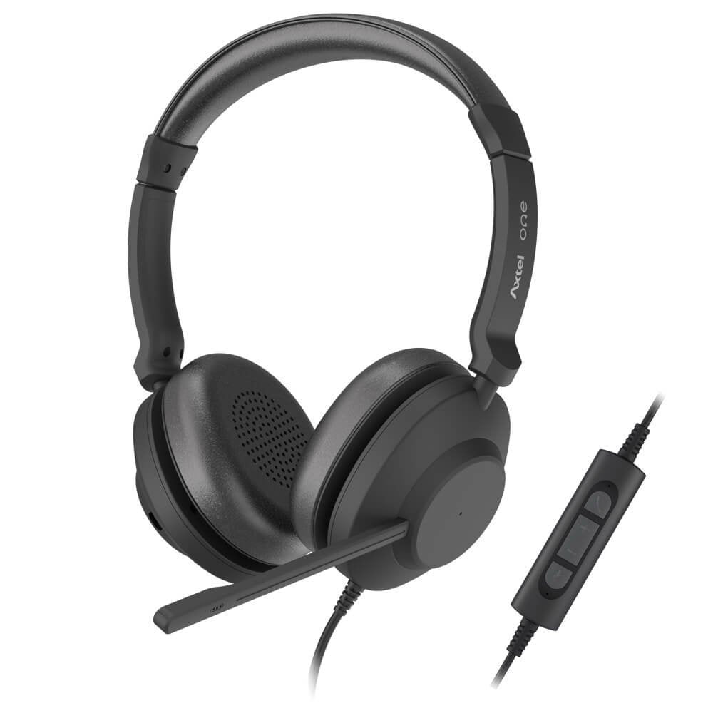 Auriculares Axtel One Uc Stereo Usb-A