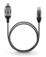 EAN 4040849744044 - Goobay 74404 cambiador de género para cable USB 3.1 type A RJ45 Negro, Plata imagen 5