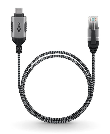 EAN 4040849744044 - Goobay 74404 cambiador de género para cable USB 3.1 type A RJ45 Negro, Plata imagen 5