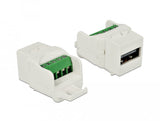 Keystone Modul Usb 2.0 A Buchse Zu Terminalblock Weiss