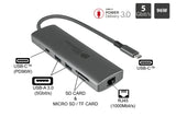 EAN 4014619881529 - Alcasa HUB-C001A hub de interfaz USB Tipo C 5000 Mbit/s Antracita imagen 2