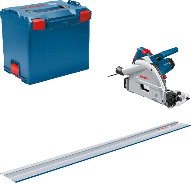 Sierra De Inmersión Bosch Professional Gkt 55 Gce Professional, Con Fsn 1400, Sierra Circular Manual Azul, 1.400 W, L-Boxx 0615990m9d