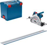 Sierra De Inmersión Bosch Professional Gkt 55 Gce Professional, Con Fsn 1400, Sierra Circular Manual Azul, 1.400 W, L-Boxx 0615990m9d