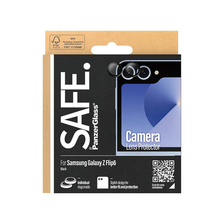 EAN 5715685002113 - PanzerGlass SAFE. by ® Camera Lens Protector Black for Samsung Galaxy Z Flip6 Protector de pantalla 1 pie imagen 3