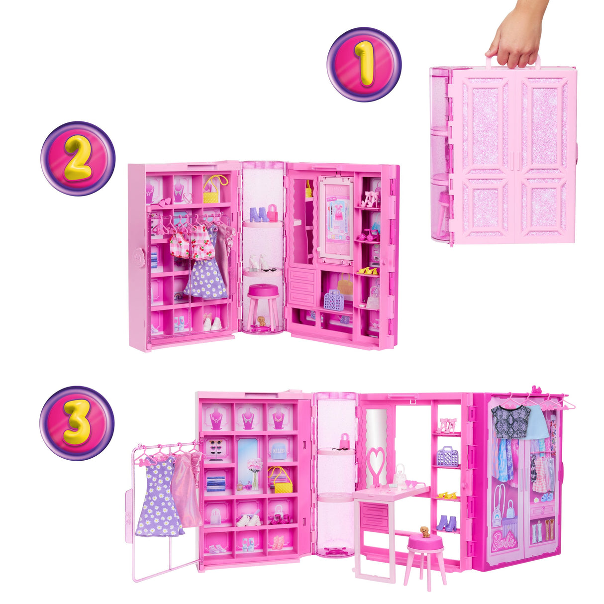 EAN 0194735227402 - Barbie HXD59 accesorio para muñecas Armario para muñecas imagen 3