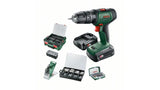 Bosch Taladro Combinado A Batería Universalimpact 18v + Systembox, Batería Li-Ion 1,5ah + 2,5ah, Maletín + 210 Accesorios, Power For All Alliance