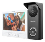EAN 6942160477299 - Hikvision DS-KIS213 sistema de intercomunicación de video 17,8 cm (7") Gris, Blanco imagen 2