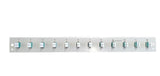 Efb Bestckte Frontblende Mit 12 X Lc Duplex Kupplung Om3, Grau