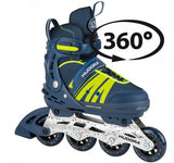 Hudora 28451, Patines En Línea Azul/Amarillo
