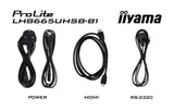 EAN 4948570123605 - iiyama LH8665UHSB-B1 pantalla de señalización Diseño de quiosco 2,18 m (86") LED Wifi 800 cd / m² 4K Ultr imagen 17