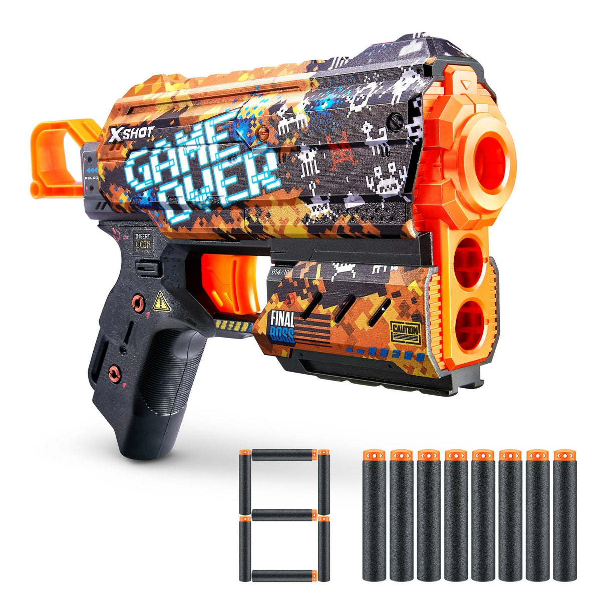Zuru X-Shot Skins - Flux Game Over, Dartblaster 36516e