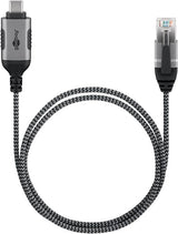 EAN 4040849744013 - Goobay 74401 cambiador de género para cable USB 3.1 type A RJ45 Negro, Plata imagen 4