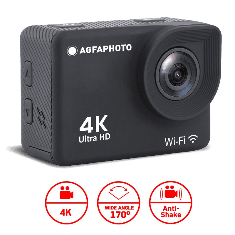 Cámara Digital Deportiva Agfaphoto Realimove Ac9000 16mp Negra