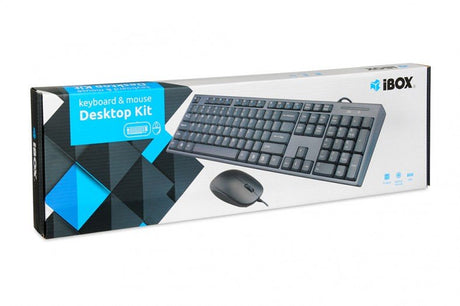 EAN 5901443053897 - iBox IKMS606 teclado Ratón incluido Hogar USB QWERTY Inglés del Reino Unido Negro imagen 10