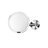 Simplehuman St3016 Espejo Para Maquillaje Ventosa Alrededor Acero Pulido