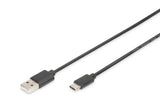 EAN 4016032383789 - Digitus DB-300136-018-S cable USB USB 3.2 Gen 1 (3.1 Gen 1) 1,8 m USB C USB A Negro imagen 1
